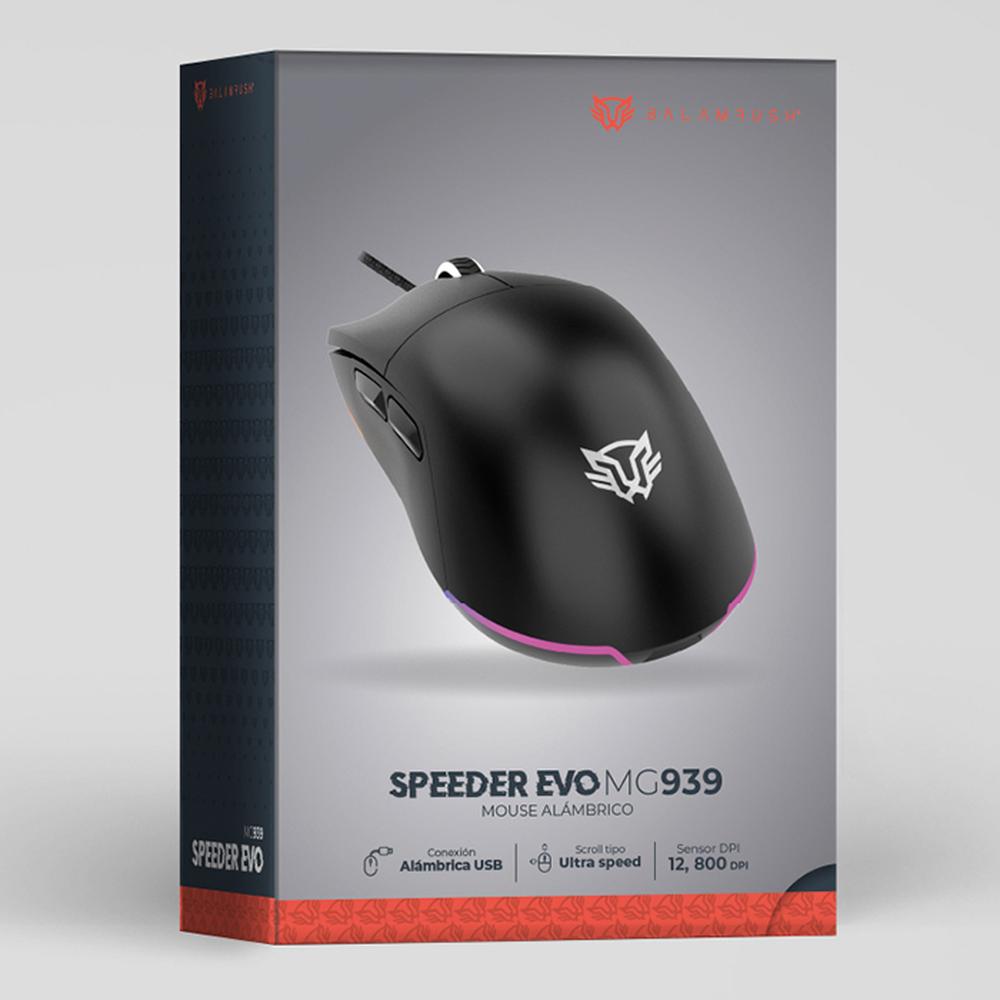 Foto 6 pulgar | Mouse Gamer Balam Rush Speeder Evo Mg939 12800dpi 6 Botones Alambrico Br-936880 Color Negro