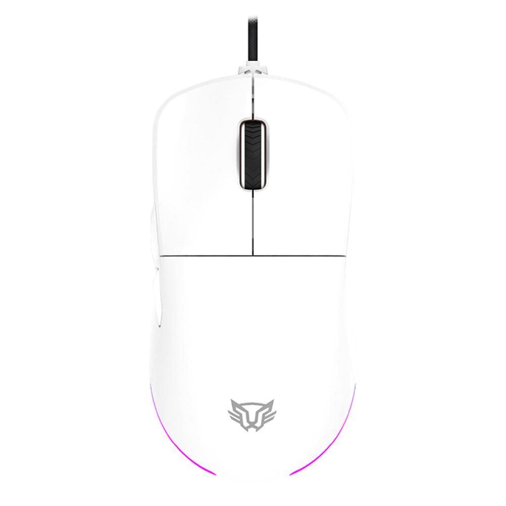 Mouse Gamer Balam Rush Speeder Evo Mg939 12800dpi 6 Botones Alambrico Br-936897 Color Blanco