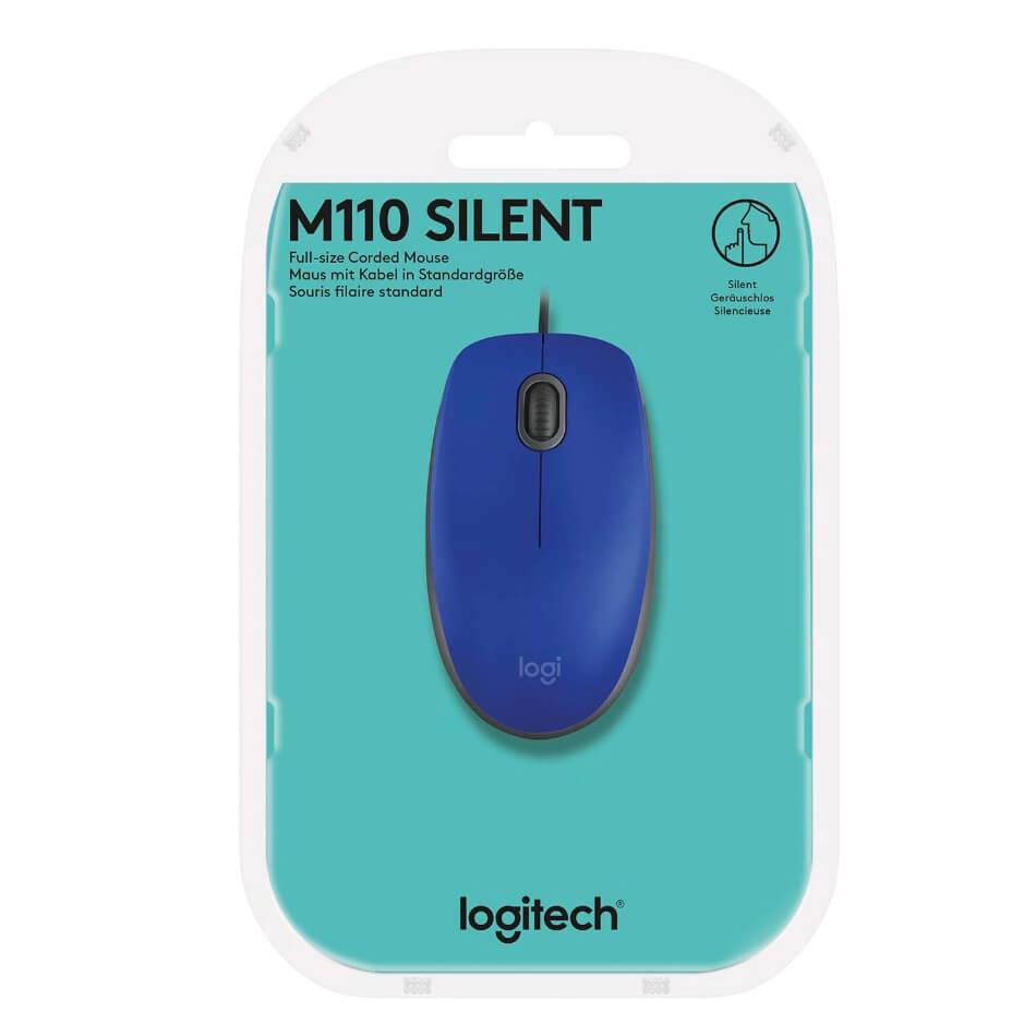 Foto 5 pulgar | Mouse Logitech  M110 Azul