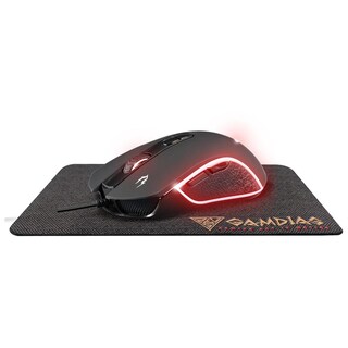 Foto 1 | Mouse Gamer Gamdias Zeus E3 3600dpi Rgb + Mouse Pad Nyx E1