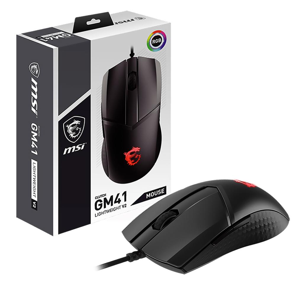 Foto 6 pulgar | Mouse Gamer Msi Clutch Gm41 Lightweight V2 16000dpi 6 Botones Usb Rgb