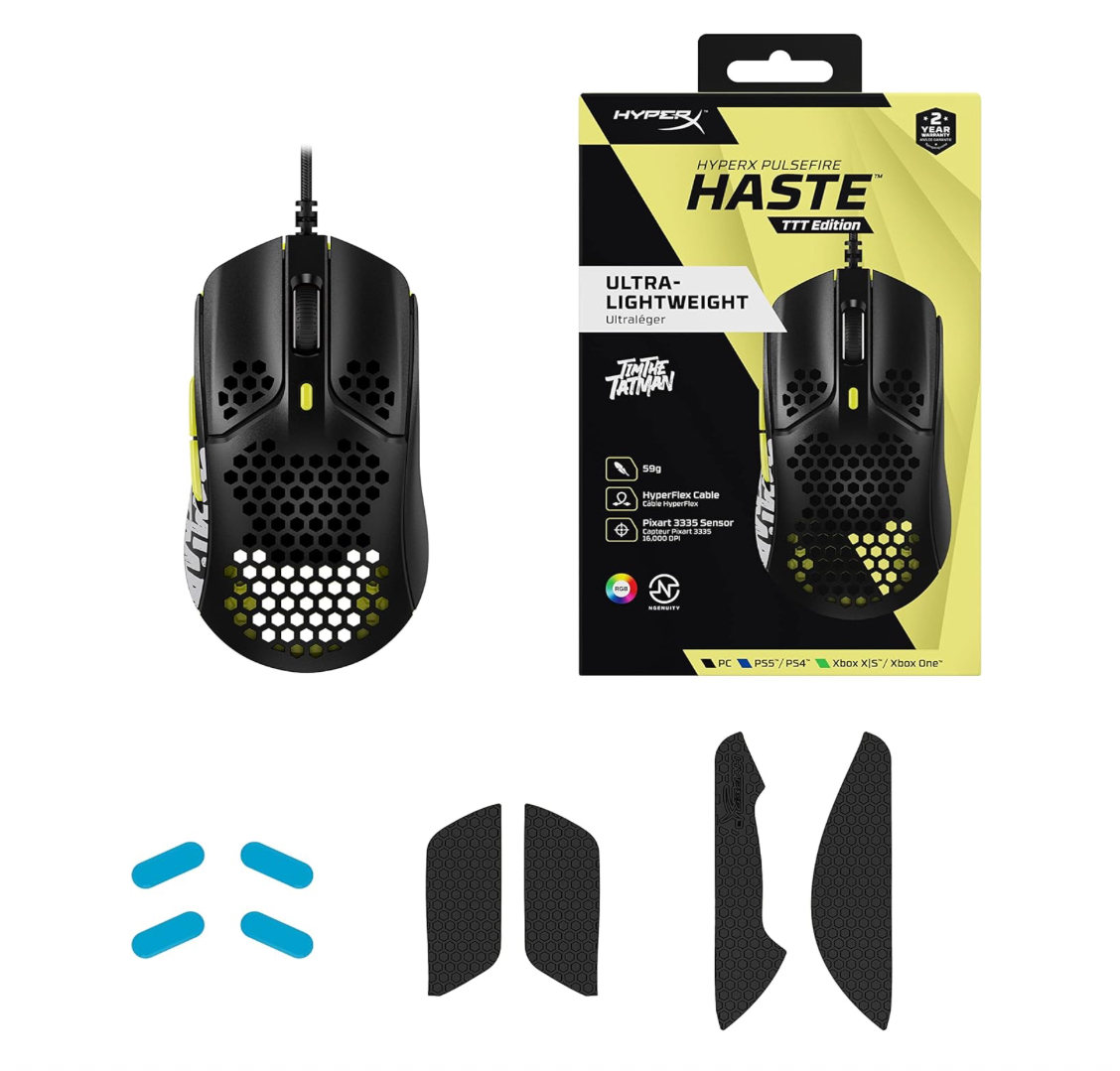 Foto 4 pulgar | Mouse Alámbrico HyperX Negro