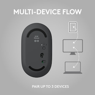 Foto 8 | Venta Internacional - Ratón Inalámbrico Logitech Pop Graphite Con Emojis Personalizables