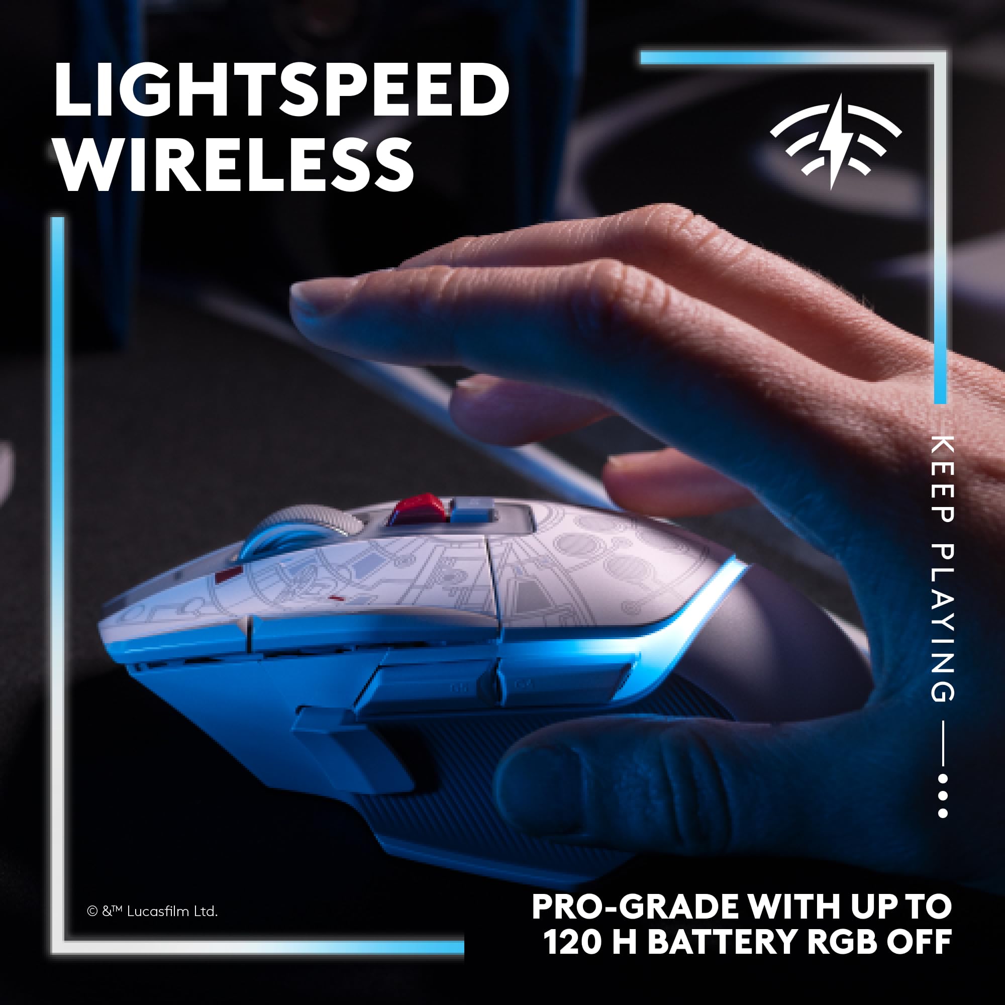Foto 4 pulgar | Venta Internacional - Ratón Para Juegos Logitech G502 X Plus Millenium Falcon Edition
