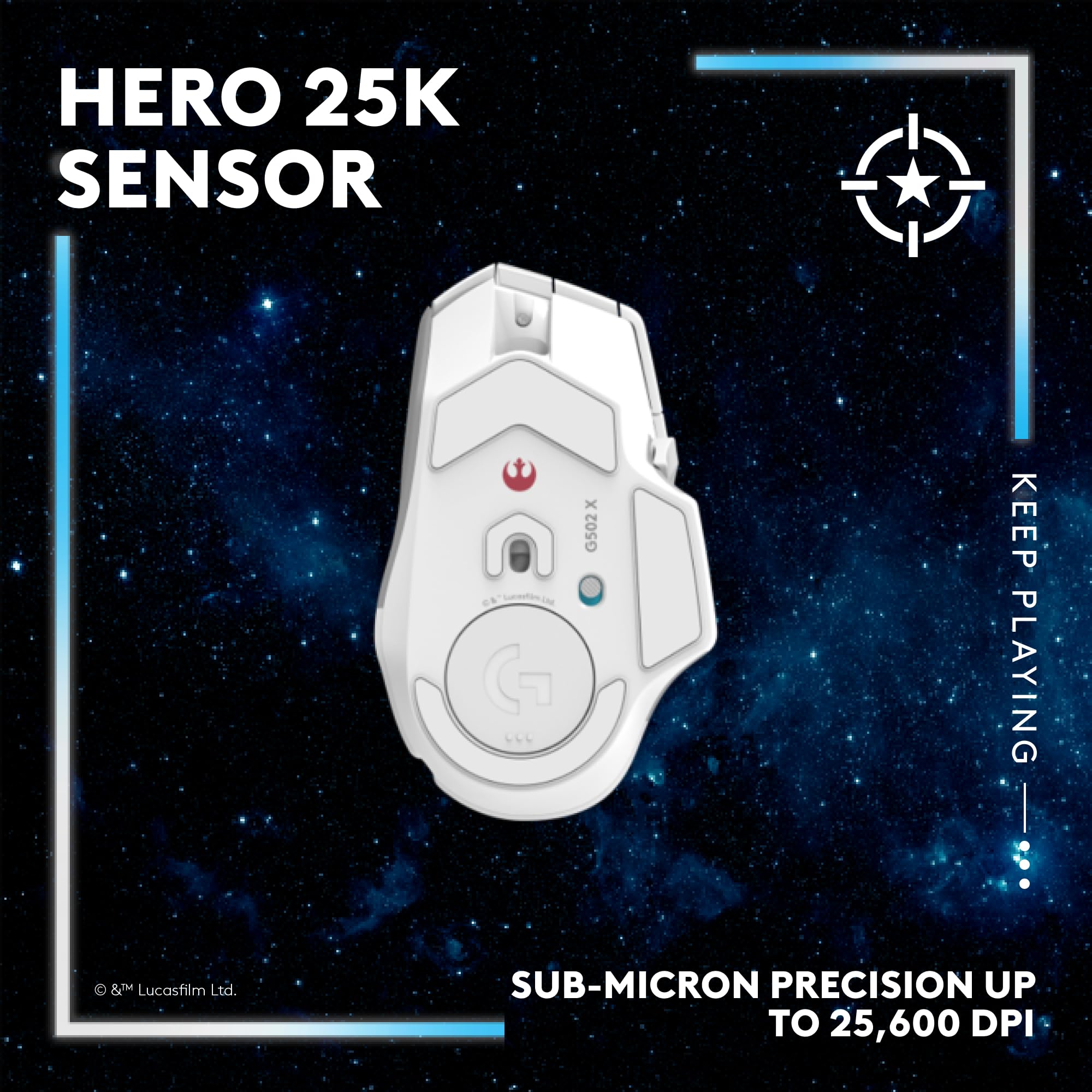 Foto 5 pulgar | Venta Internacional - Ratón Para Juegos Logitech G502 X Plus Millenium Falcon Edition