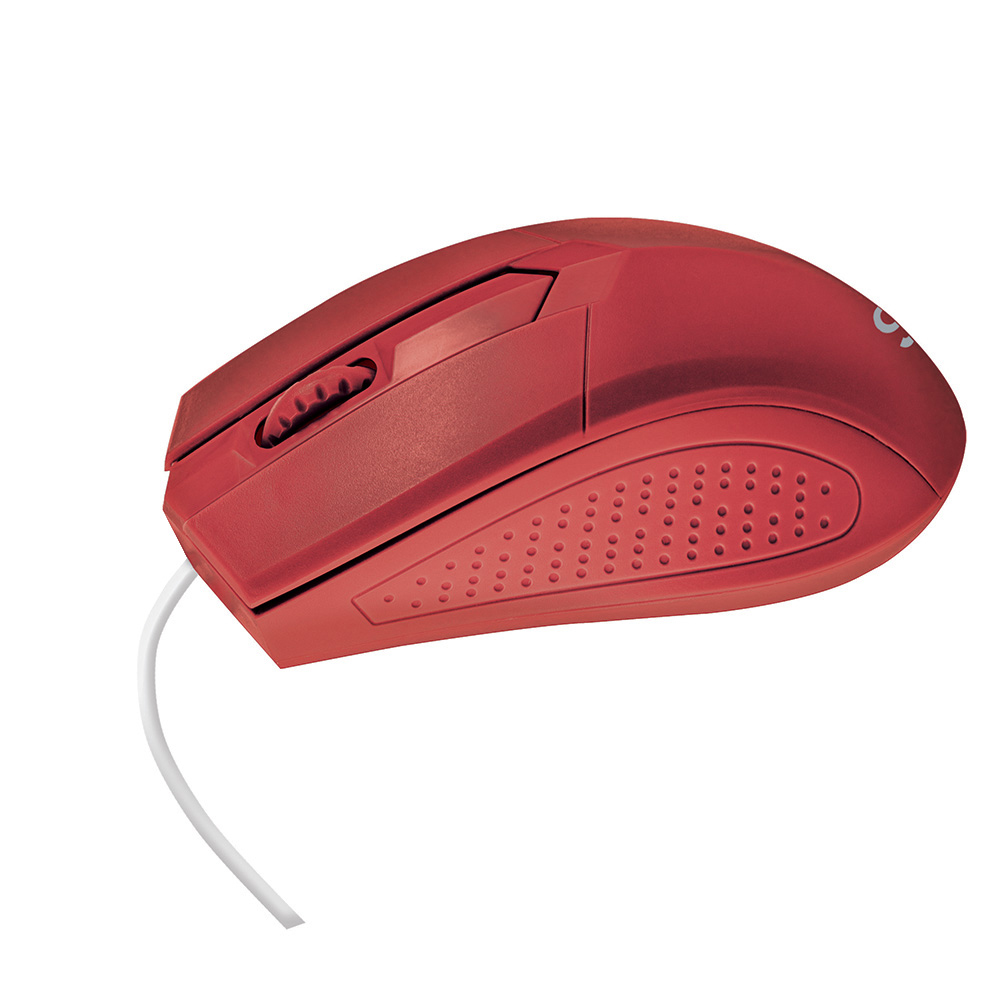 Foto 2 | Mouse Alámbrico Greenleaf Rojo