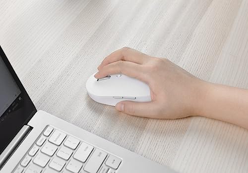 Foto 6 | Venta Internacional - Ratón Inalámbrico Xiaomi Mi Dual Mode Silent Edition (blanco)