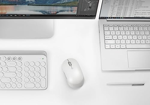 Foto 7 | Venta Internacional - Ratón Inalámbrico Xiaomi Mi Dual Mode Silent Edition (blanco)