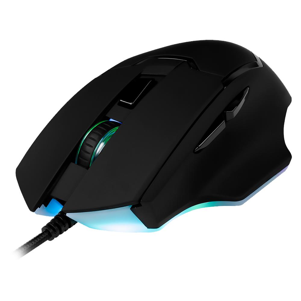 Foto 3 pulgar | Mouse Gamer Vorago USB RGB 6400DPI 6 Botones Personalizables