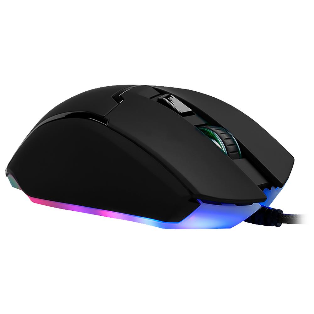 Foto 4 pulgar | Mouse Gamer Vorago USB RGB 6400DPI 6 Botones Personalizables