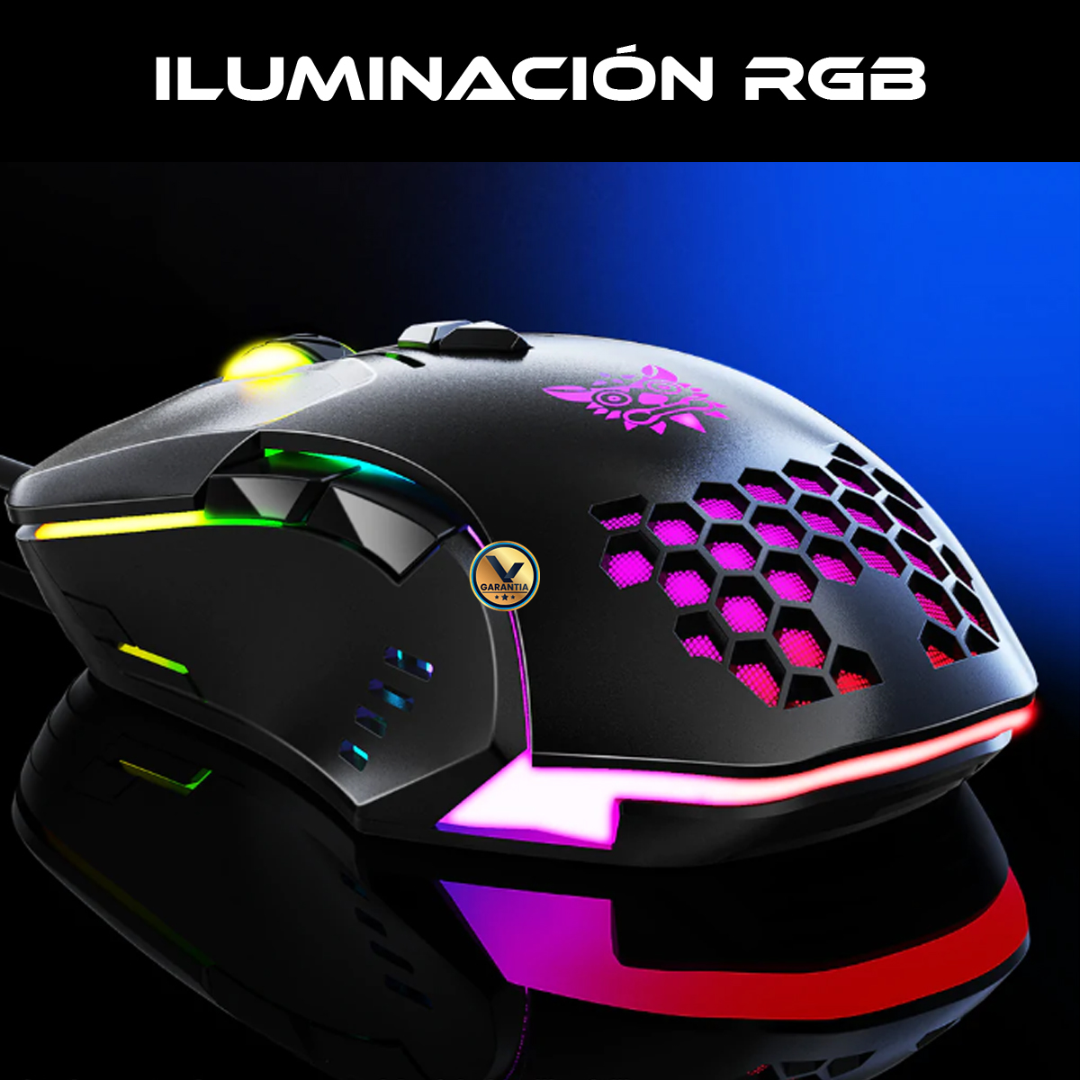 Foto 6 pulgar | Mouse Alámbrico Rgb Gaming Onikuma Cw902