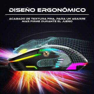 Foto 4 | Mouse Alámbrico Rgb Gaming Onikuma Cw902