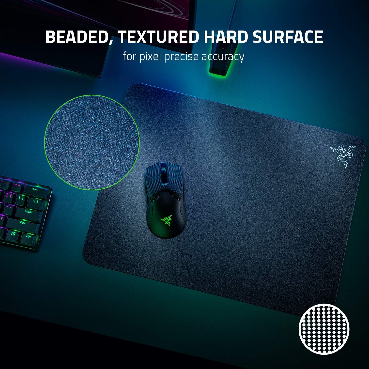 Foto 4 pulgar | Alfombrilla De Ratón Para Juegos Razer Acari De Ultra Baja Fricción Negra - Venta Internacional.
