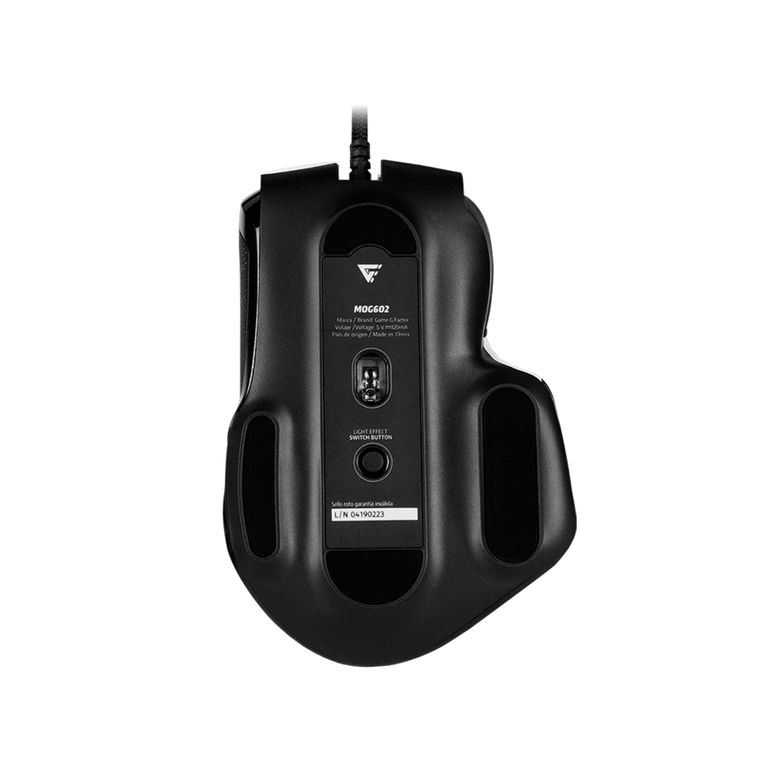 Foto 6 pulgar | Mouse Gamer Factor MOG602 Sensor Pixart 3370 19,000 DPI 8 Botones Programables Iluminación RGB Ultra Preciso y Ergonó