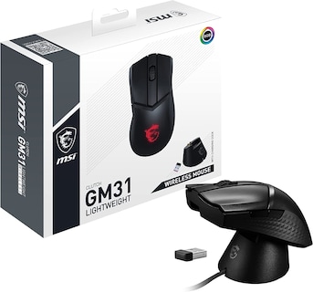 Foto 1 | Ratón Para Juegos Msi Clutch Gm31, Ligero, Inalámbrico, 12 K Dpi - Venta Internacional.