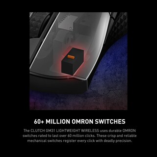 Foto 6 | Ratón Para Juegos Msi Clutch Gm31, Ligero, Inalámbrico, 12 K Dpi - Venta Internacional.
