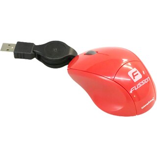 Foto 7 | Mouse Optico Usb Alambrico Cable Retractil 70cm Rojo
