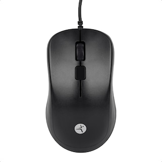 Foto 1 | Mouse Alámbrico Con Sensor Infrarrojo Y Dpi Ajustable Negro