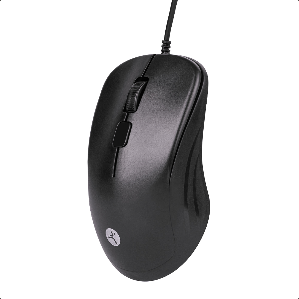 Foto 2 | Mouse Alámbrico Con Sensor Infrarrojo Y Dpi Ajustable Negro