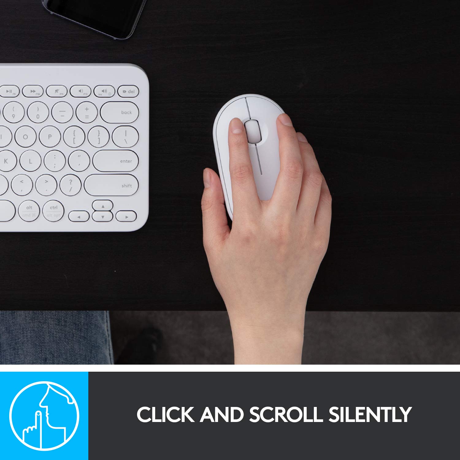 Foto 4 pulgar | Ratón Bluetooth Logitech Slim Para Mac - Blanco - Venta Internacional.