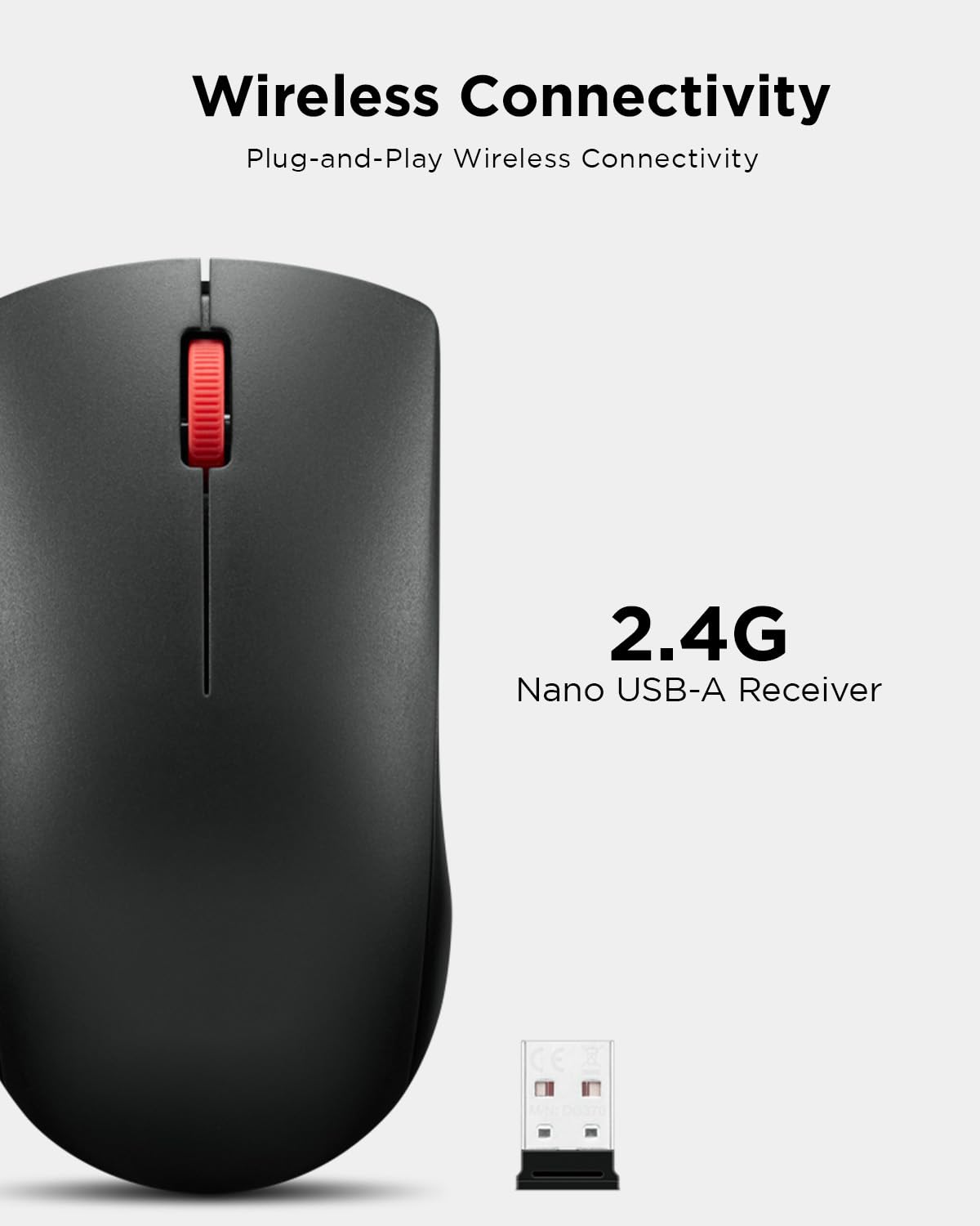 Foto 6 | Ratón Inalámbrico Lenovo Wl150 2.4g Nano Usb-a 1000 Dpi - Venta Internacional.