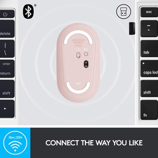 Foto 5 | Ratón Logitech Pebble Receptor Inalámbrico Bluetooth/2.4 Ghz - Venta Internacional.