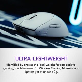 Foto 4 | Ratón Para Juegos Alienware Pro Inalámbrico De 2,4 Ghz/usb Con Cable Lunar Light - Venta Internacional.