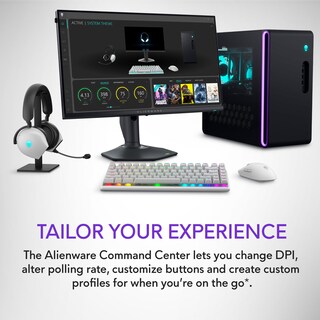 Foto 7 | Ratón Para Juegos Alienware Pro Inalámbrico De 2,4 Ghz/usb Con Cable Lunar Light - Venta Internacional.