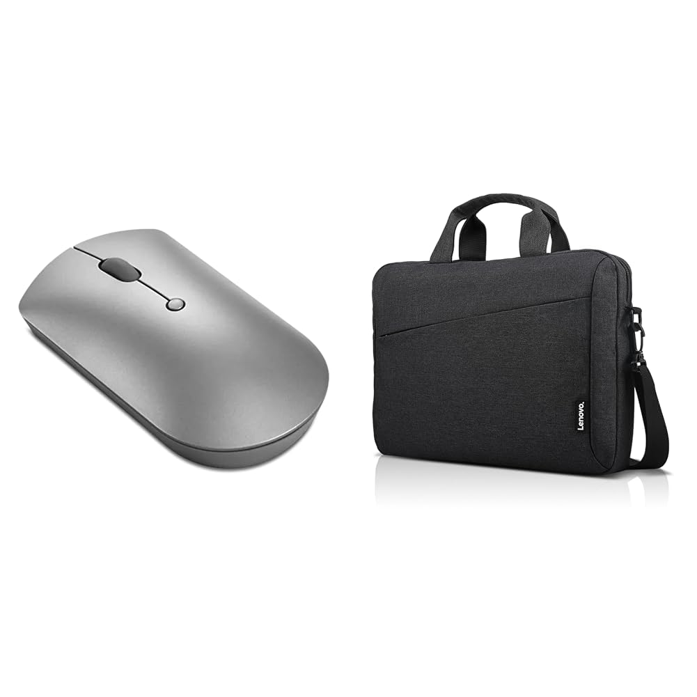 Foto 2 pulgar | Ratón Silencioso Bluetooth Lenovo 600 Azul Con Funda Para Portátil T210 - Venta Internacional.