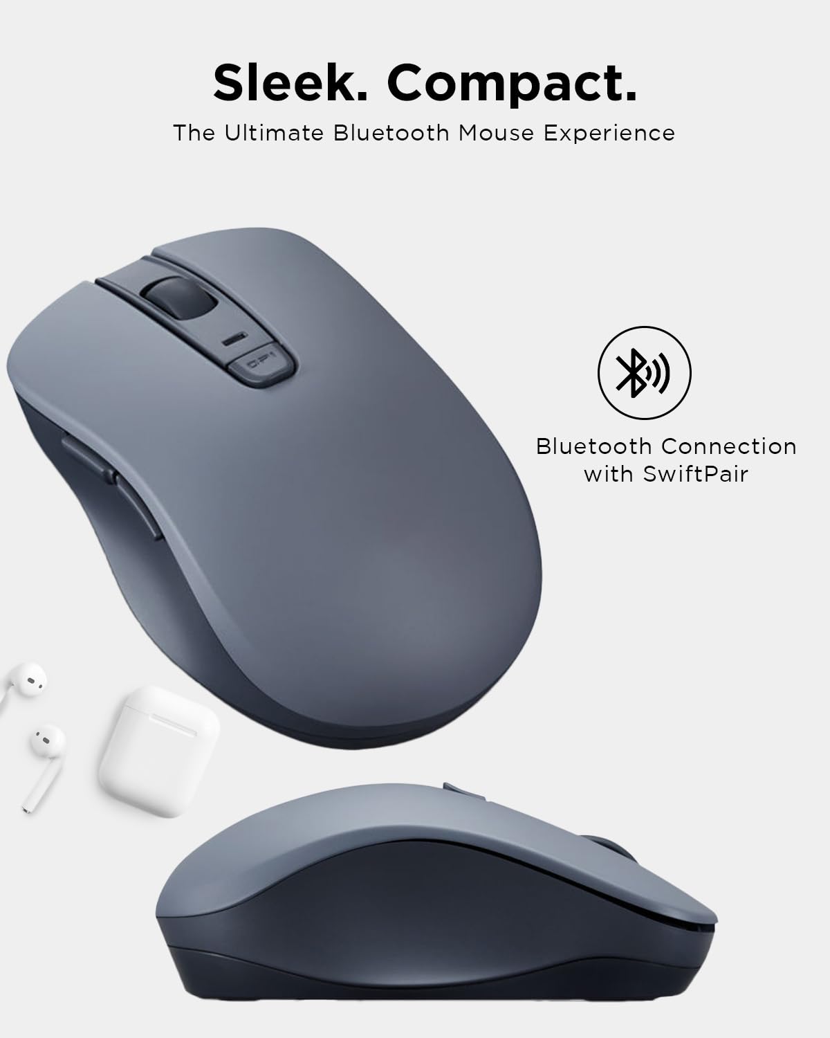 Foto 3 pulgar | Ratón Silencioso Bluetooth Lenovo Wl300 De 5 Botones 1600 Dpi Gris - Venta Internacional.