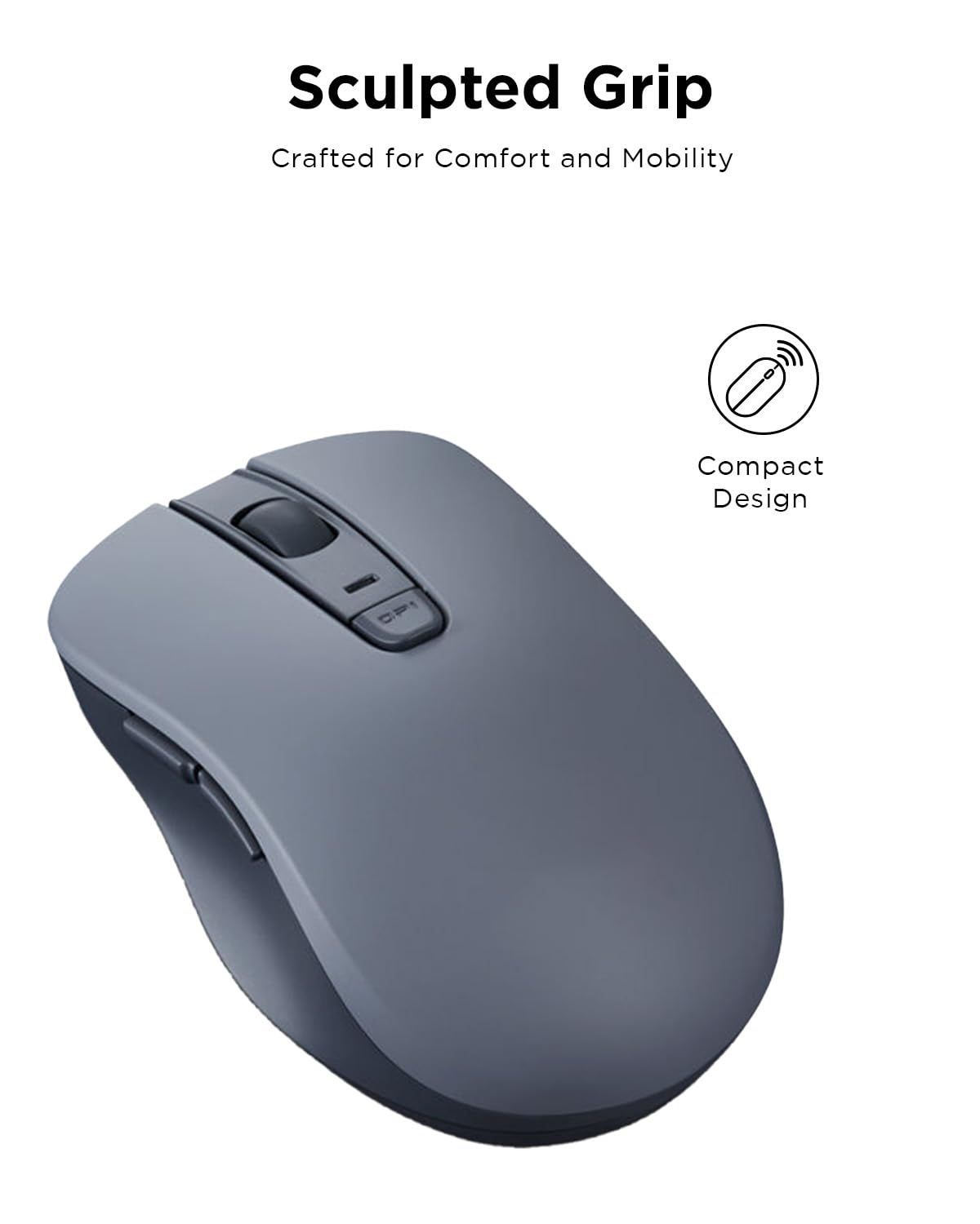 Foto 5 pulgar | Ratón Silencioso Bluetooth Lenovo Wl300 De 5 Botones 1600 Dpi Gris - Venta Internacional.