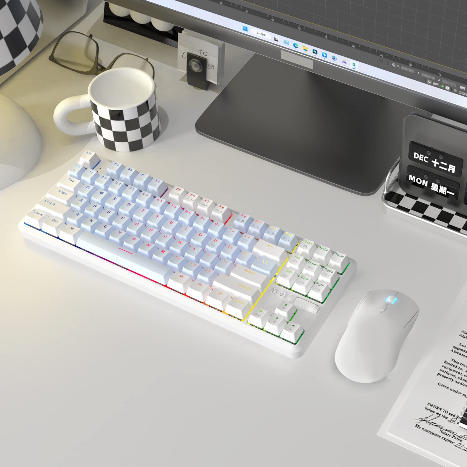 Foto 6 | Mouse Gamer Nacodex 62g Inalámbrico Cableado con Sensor de 26000 Dpi - Venta Internacional