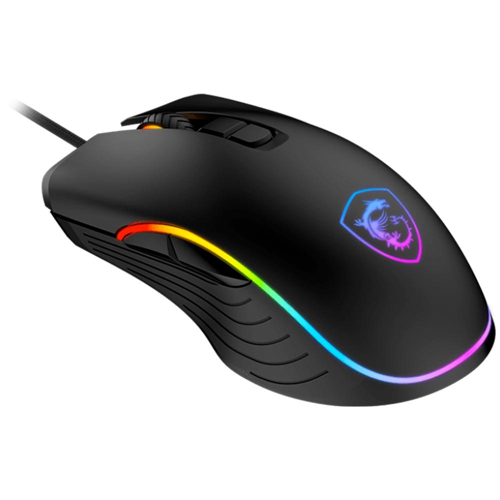 Foto 4 pulgar | Mouse Gamer Msi Forge Gm300 Usb Rgb 7200dpi 7 Botones Negro