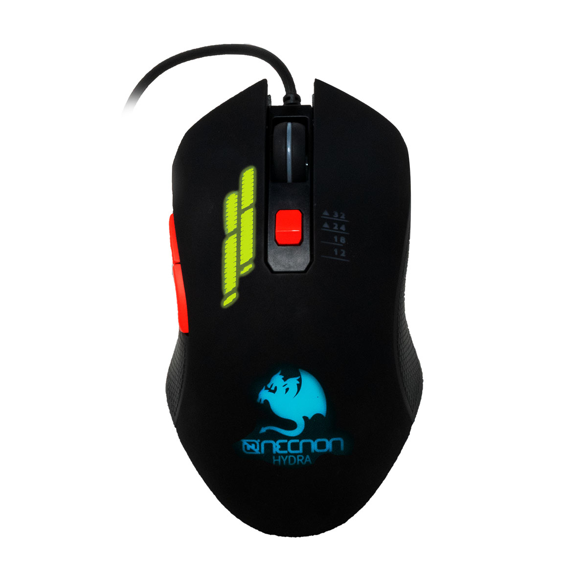 Mouse Gaming Optico 6 Botones Rgb 3200 Dpi Ngm-hydra