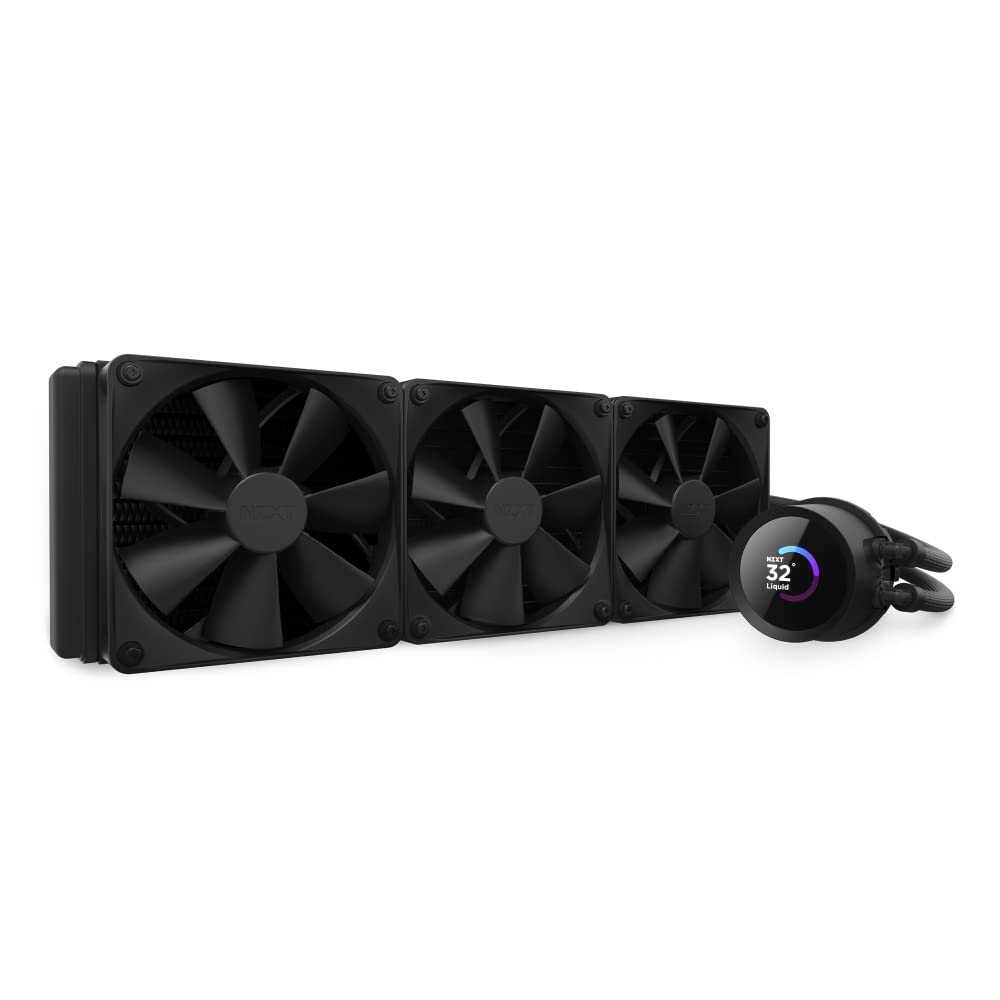 Foto 2 pulgar | Enfriador Líquido Para Cpu Nzxt 360 Mm Aio Con Pantalla Lcd Negra - Venta Internacional.