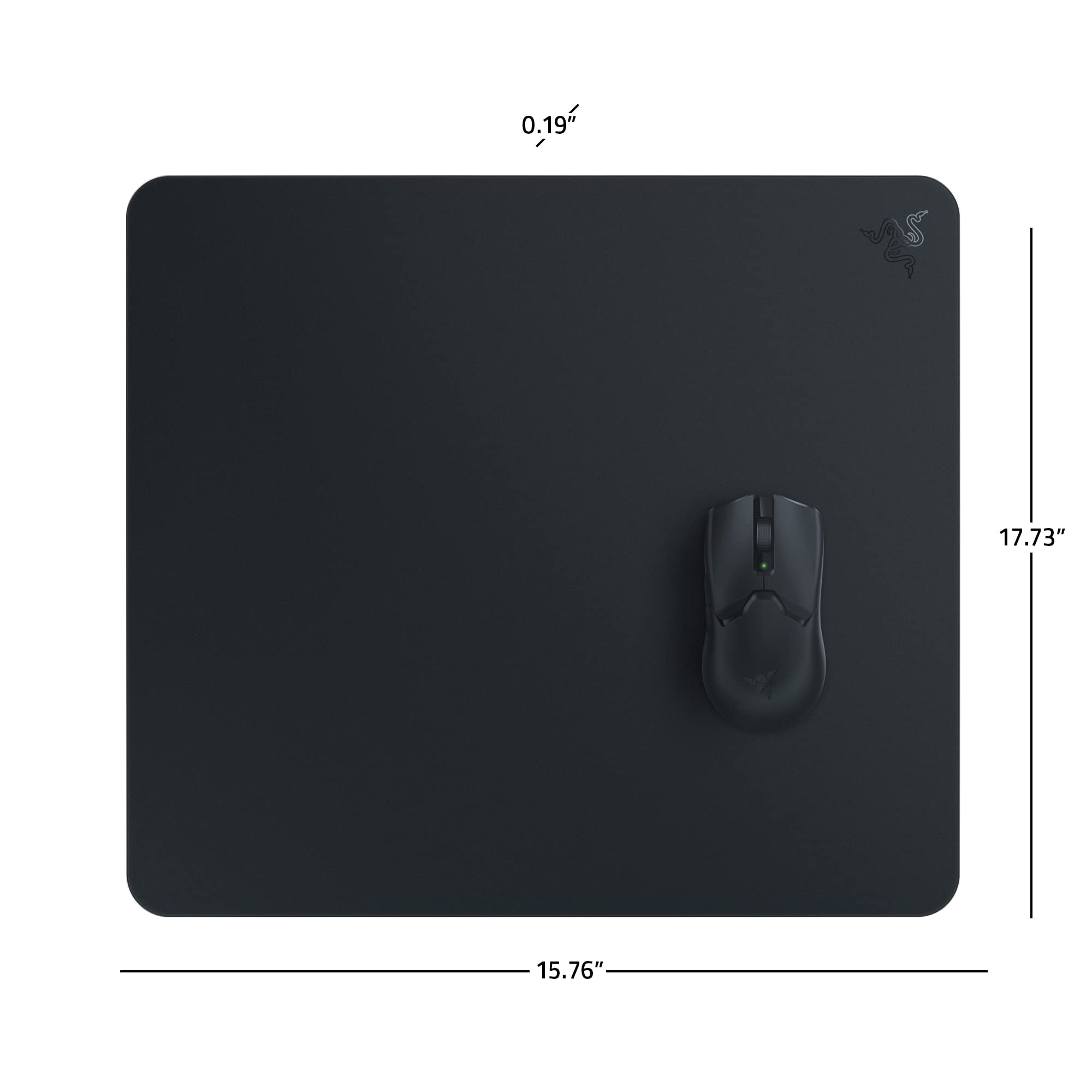Foto 3 | Alfombrilla de Ratón Razer Atlas de Vidrio Templado Negro - Venta Internacional