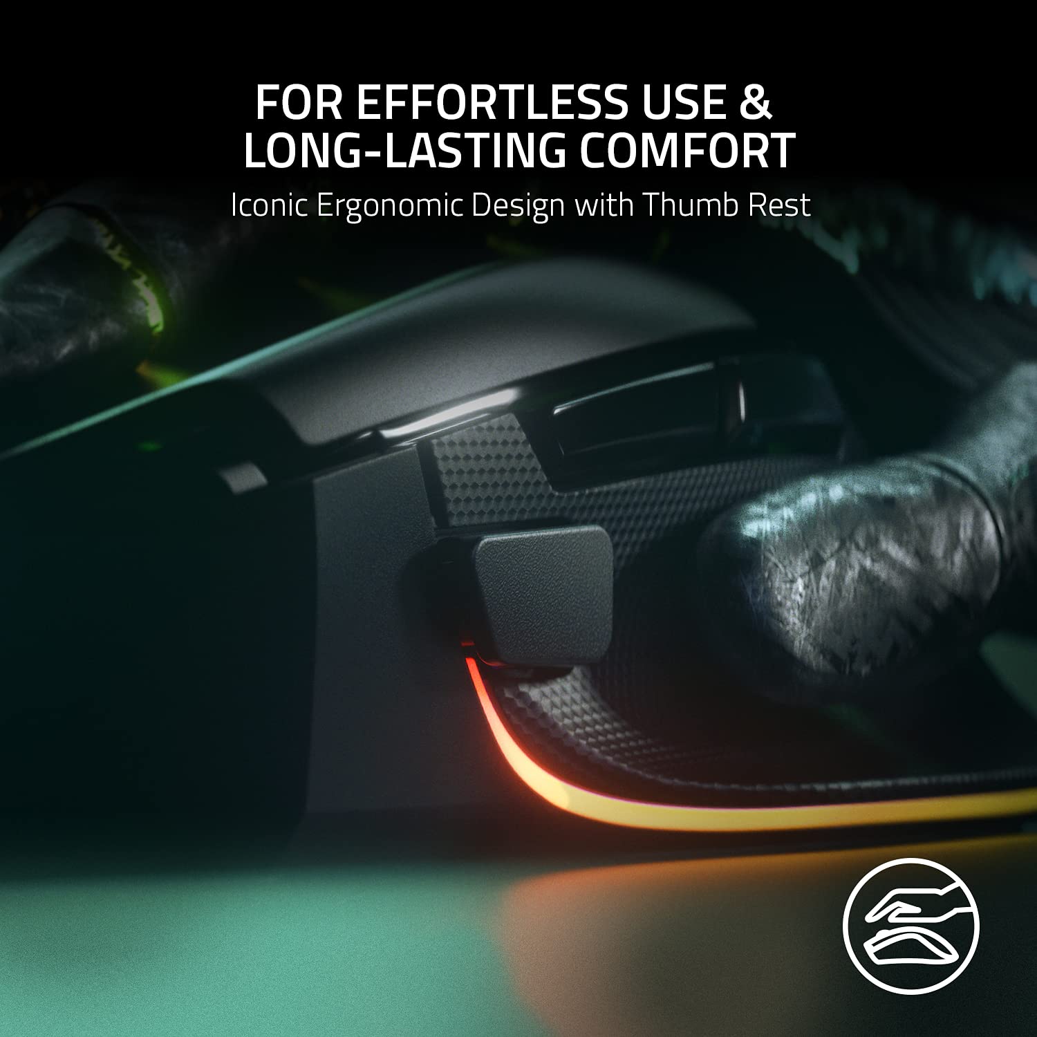 Foto 7 pulgar | Ratón Para Juegos Razer Basilisk V3 Con Cable Ergonómico E Iluminación Rgb - Venta Internacional.