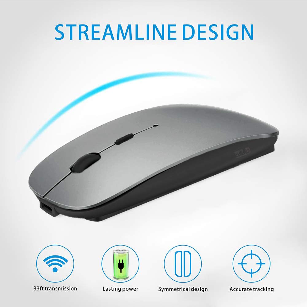 Foto 4 | Ratón Bluetooth Klo Para Macbook/laptop/notebook/pc/ipad - Venta Internacional.