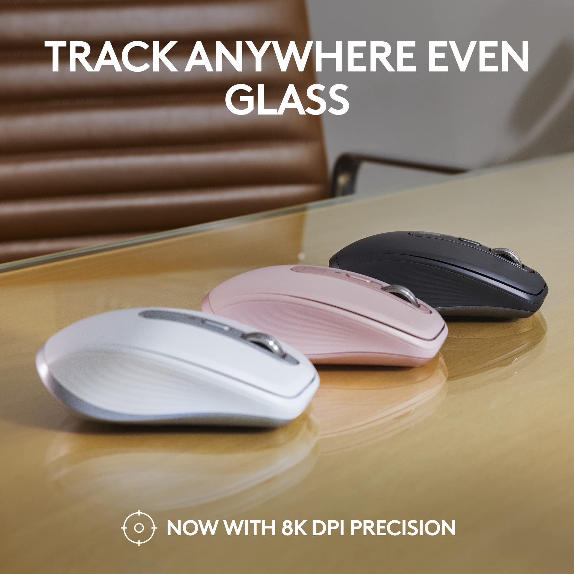 Foto 3 pulgar | Mouse Inalámbrico Logitech Mx Anywhere 3s 8k Dpi Bluetooth Usb-c - Venta Internacional