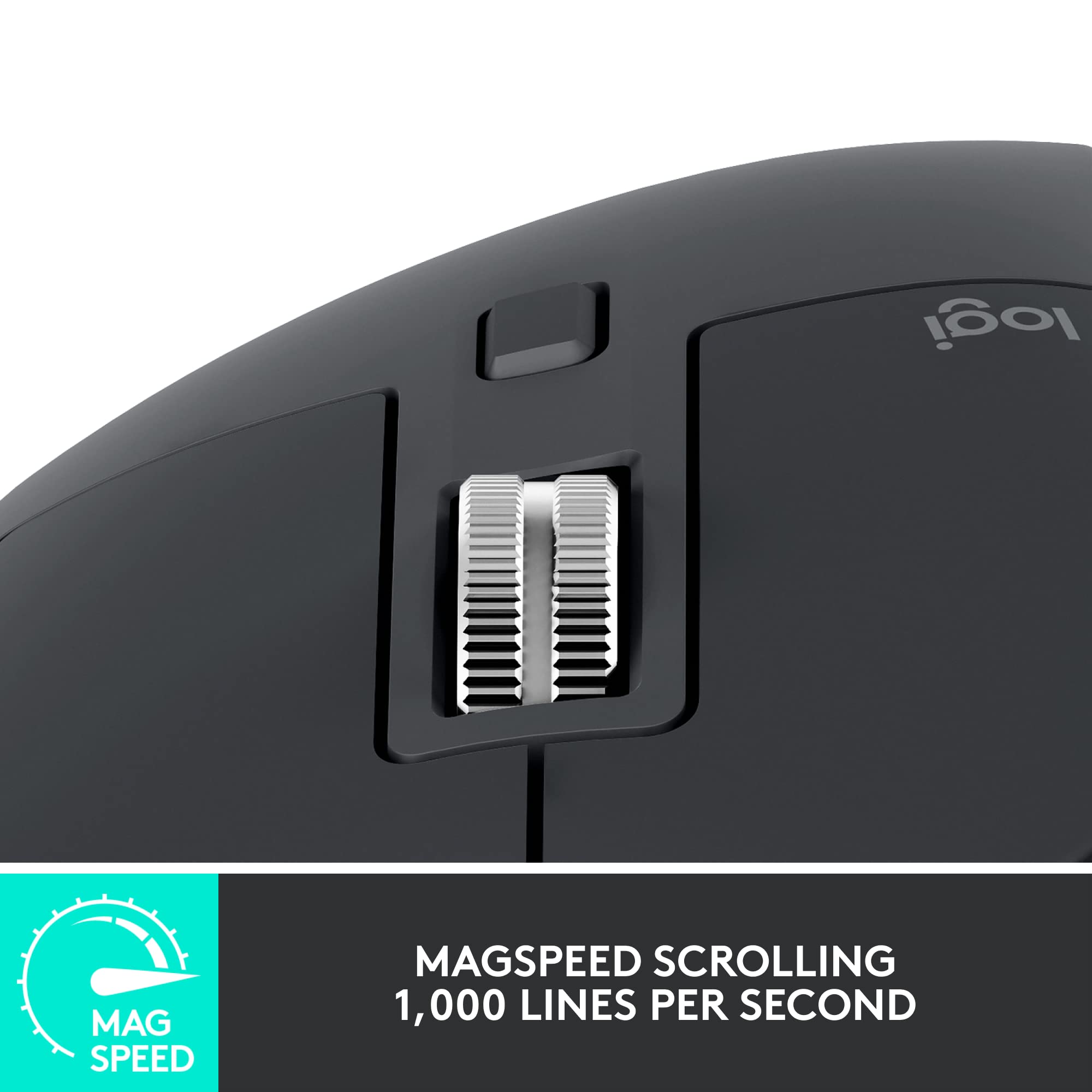 Foto 4 | Ratón Inalámbrico De Rendimiento Logitech Mx Master 3s Graphite - Venta Internacional.