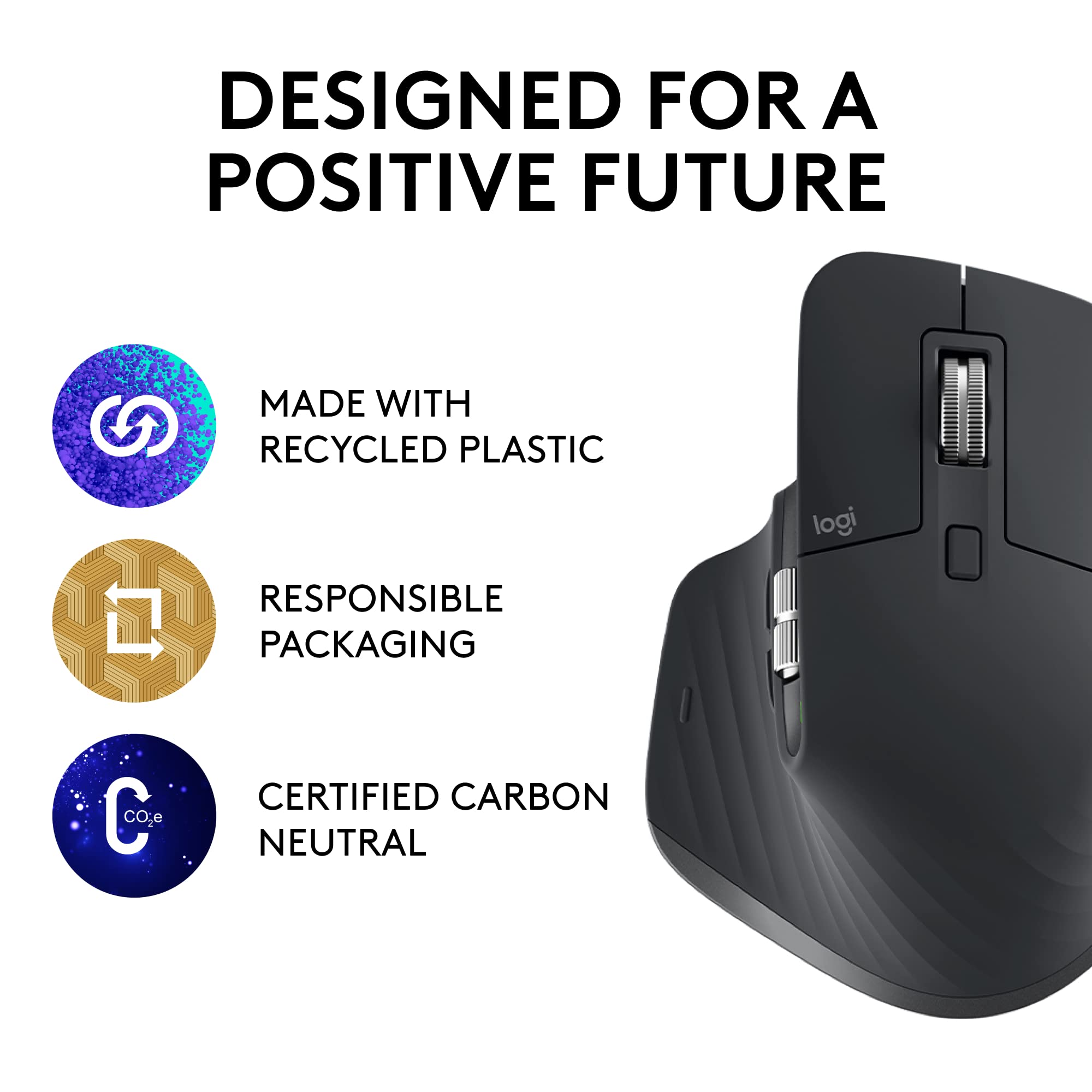 Foto 5 | Ratón Inalámbrico De Rendimiento Logitech Mx Master 3s Graphite - Venta Internacional.