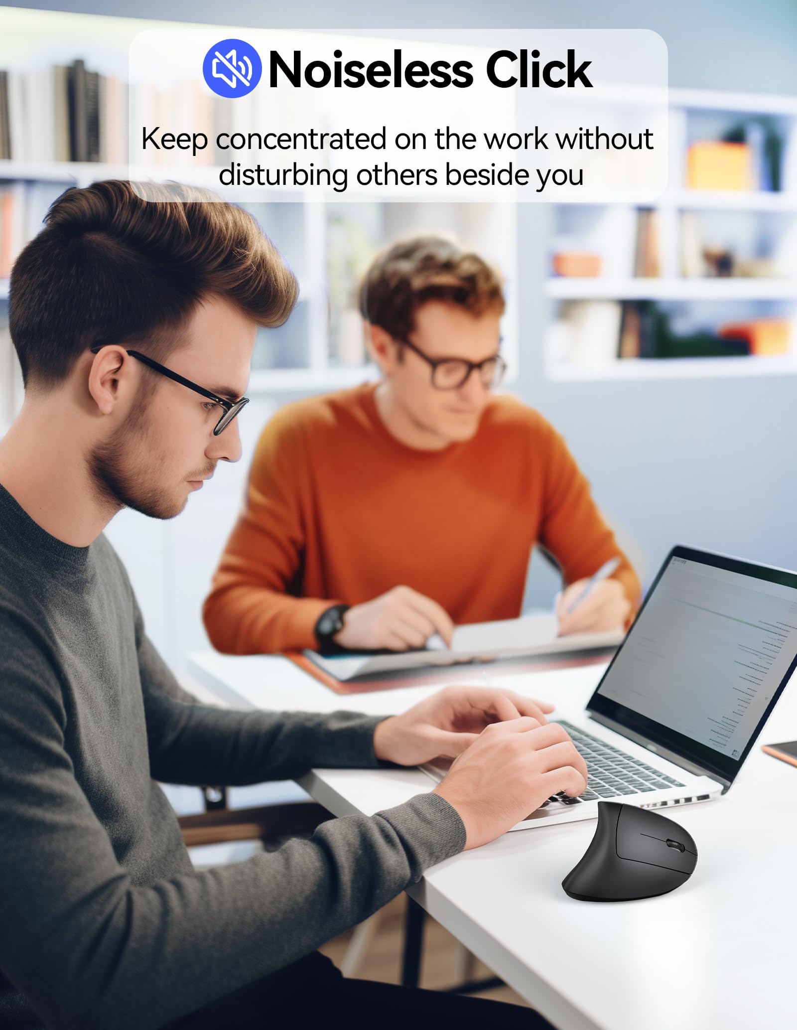 Foto 5 | Ratón Tecknet Ergonómico Recargable Vertical Inalámbrico - Venta Internacional.