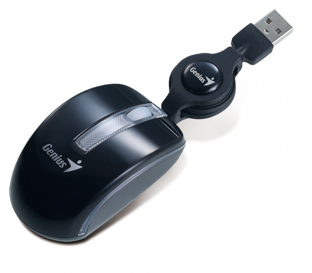 Mouse Óptico Genius, Modelo Nx-elite, Color Negro, Usb,  Gm-mneliteled