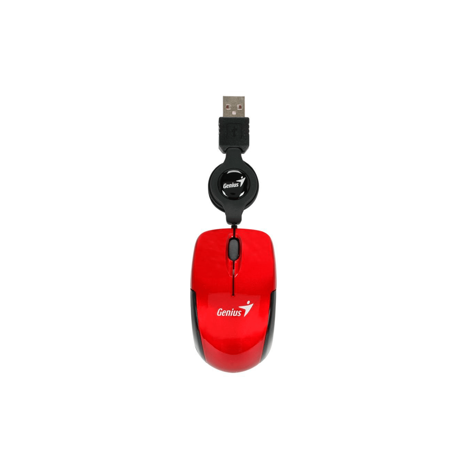 Foto 4 pulgar | Mouse Óptico Micro Traveler Genius, Color Rojo, Usb,  Gm-mtur