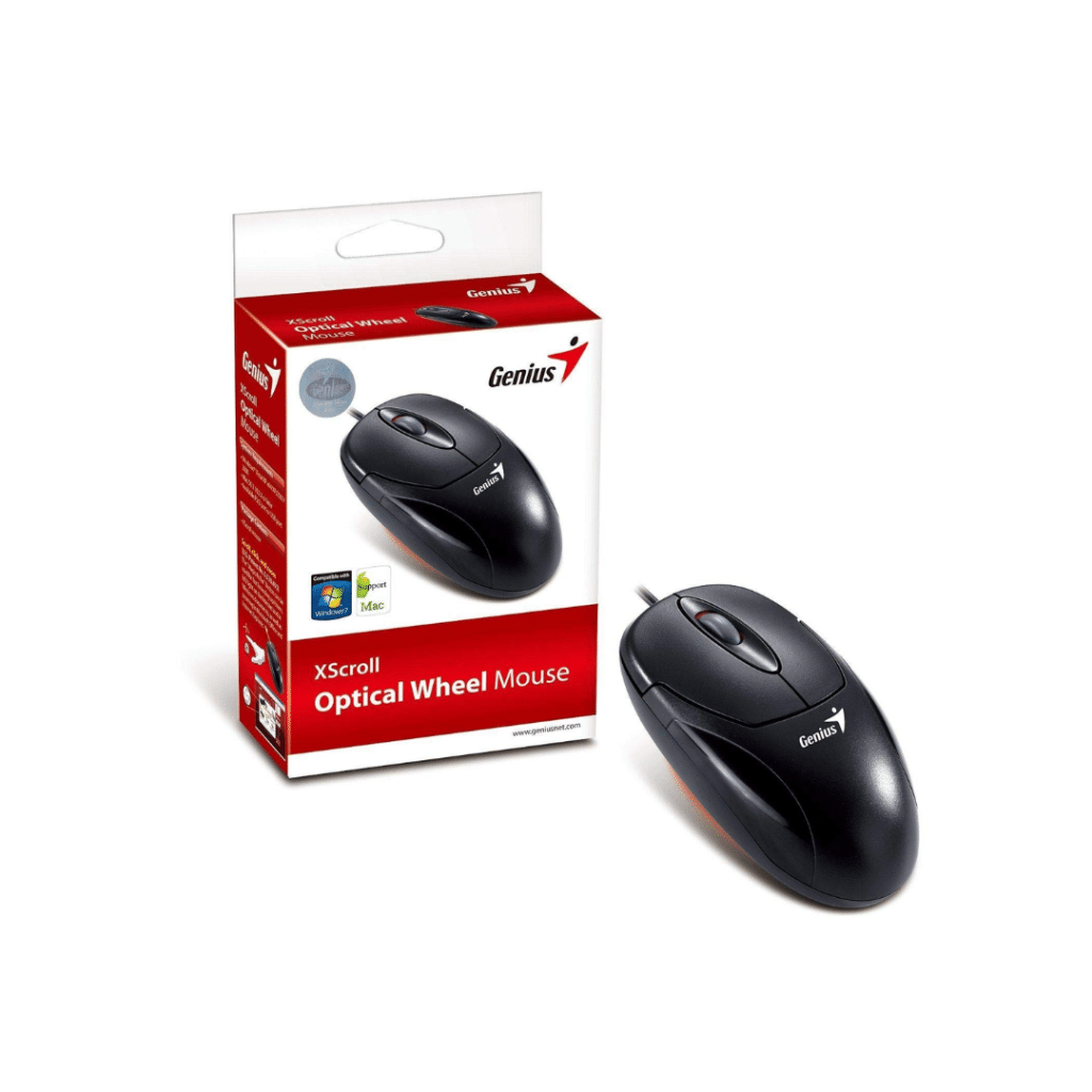 Foto 4 pulgar | Mouse Óptico Genius Xscrool Negro