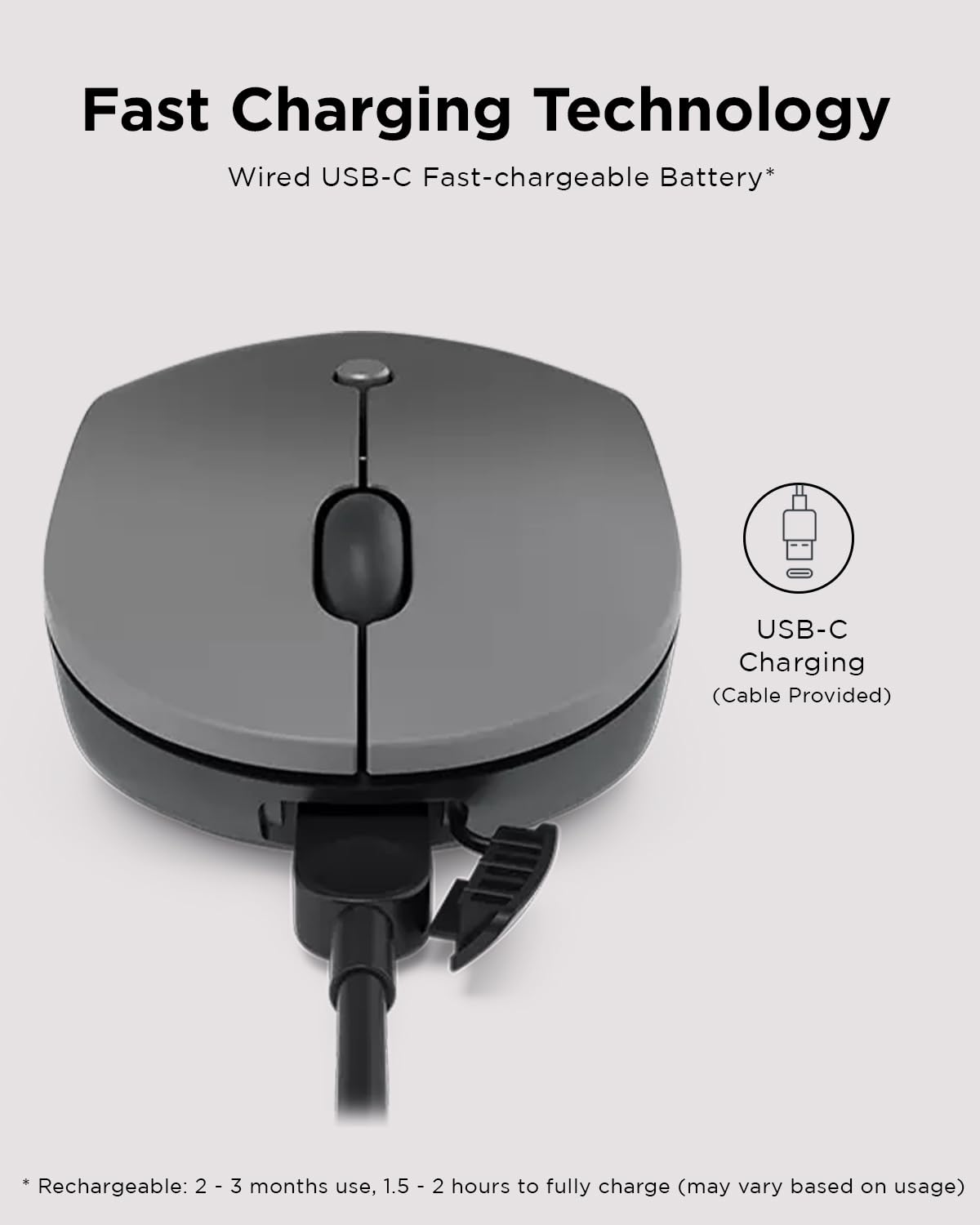 Foto 4 pulgar | Mouse Inalámbrico Lenovo Gris-Venta Internacional