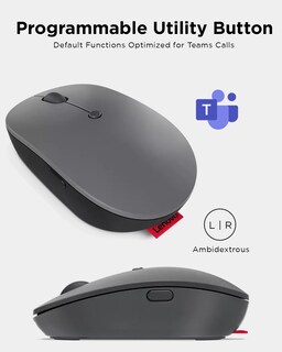 Foto 4 | Mouse Inalámbrico Lenovo Gris-Venta Internacional