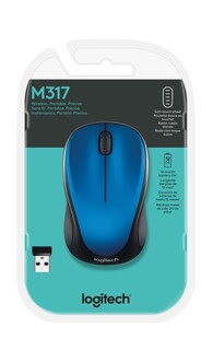 Foto 4 | Ratón Inalámbrico Logitech M317 2.4ghz 1000dpi Azul - Venta Internacional.