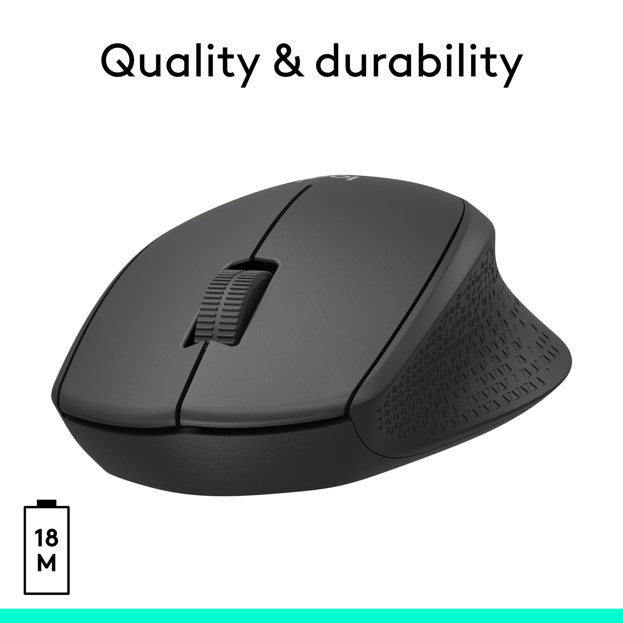 Foto 7 pulgar | Ratón Inalámbrico Logitech M330 Silent Con Receptor Usb De 2,4 Ghz, Negro - Venta Internacional.
