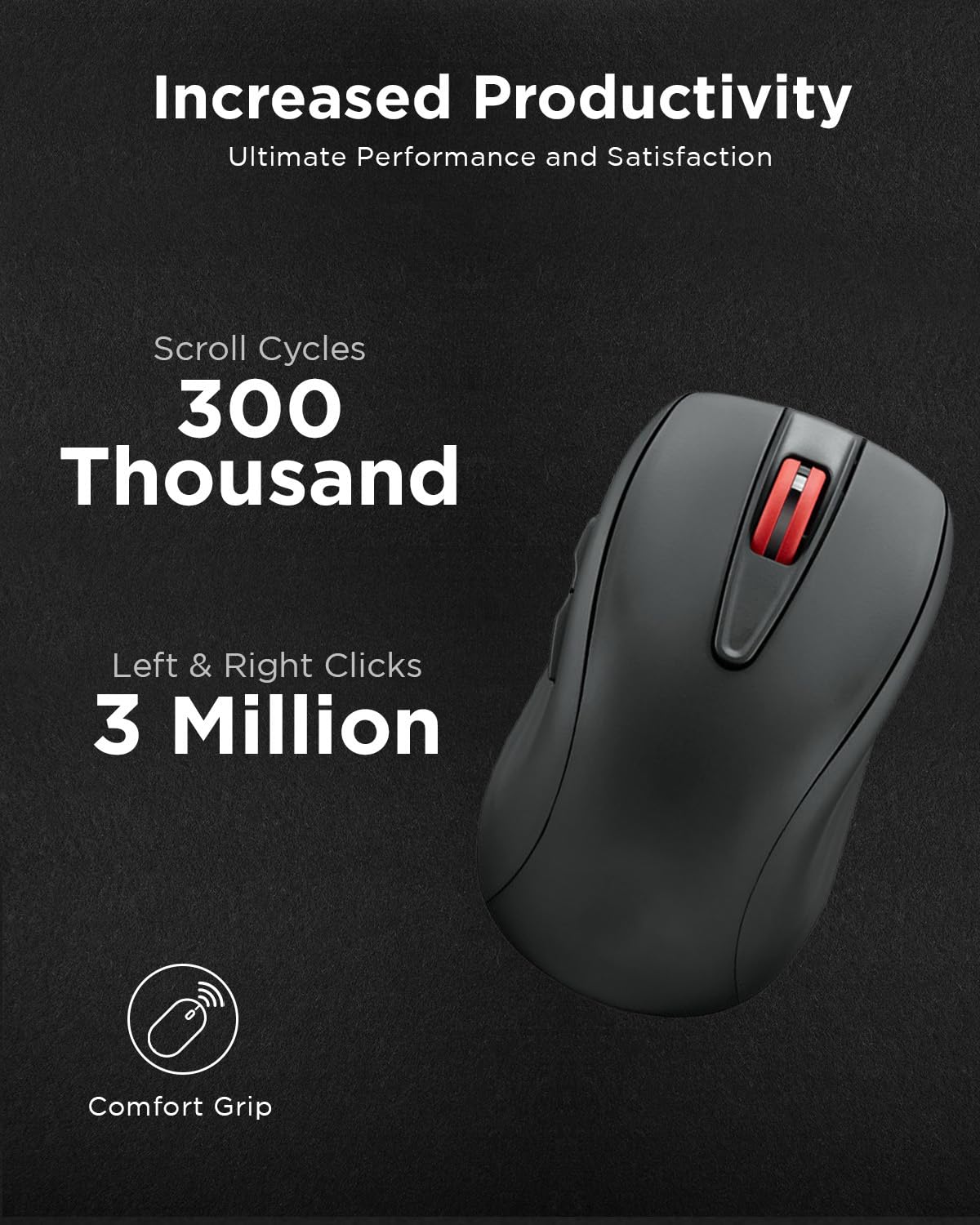 Foto 3 pulgar | Ratón Lenovo Usb-c Recargable Silent Wl500 Negro - Venta Internacional